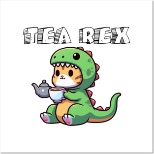 Tea Rex Posters and Art